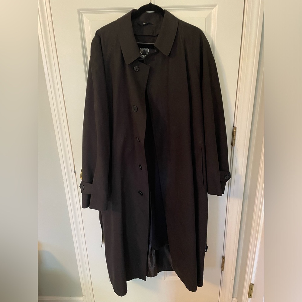 102. EUC Men's Trench Coat by Weatherproof-Microfiber & Water Repellent Sz 42R